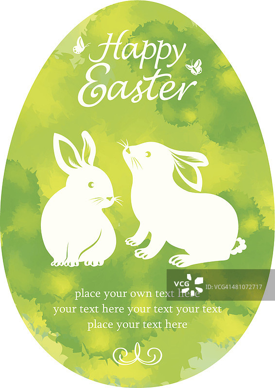 复活节兔子蛋图片素材