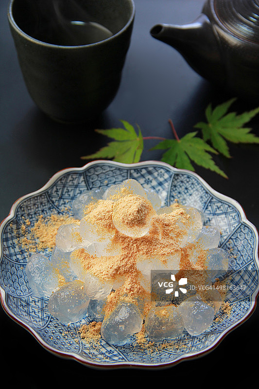 Warabimochi (Bracken-starch饺子)图片素材