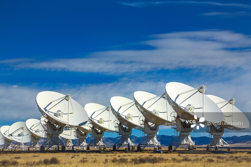 VLA外太空射电望远镜阵列，新墨西哥州索科罗图片素材