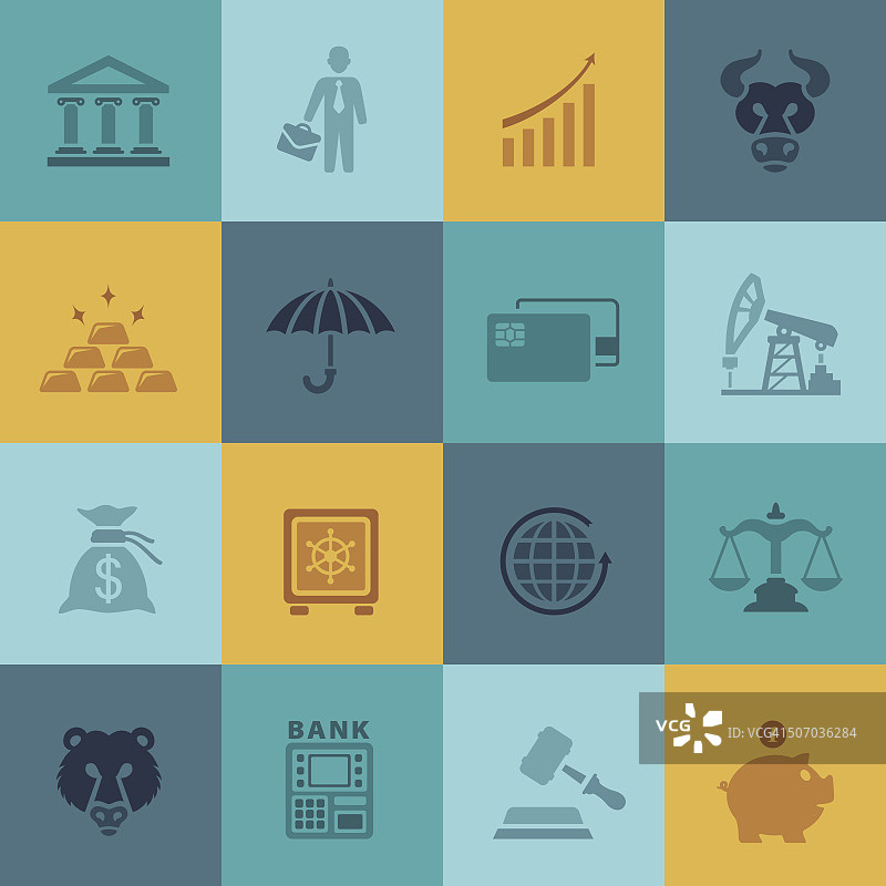 金融和银行业标志图片素材