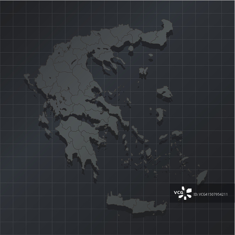 希腊黑暗地图图片素材