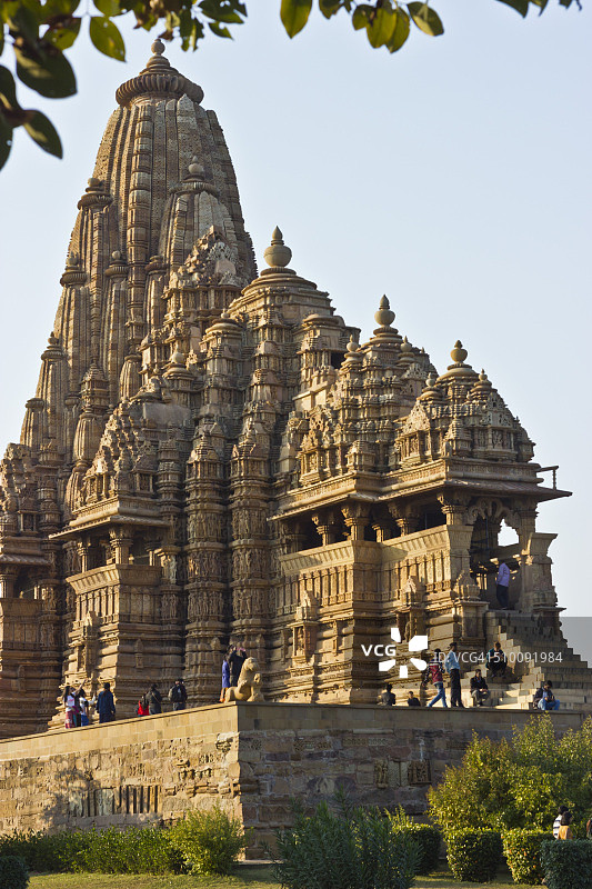 Kandariya Mahadeva寺庙，Khajuraho, Chhatarpur区，中央邦，印度图片素材