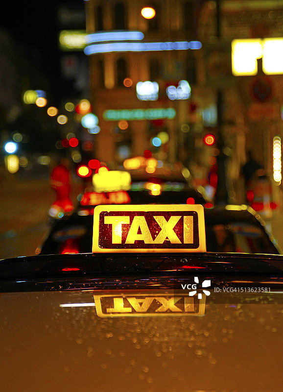 出租车标志图片素材
