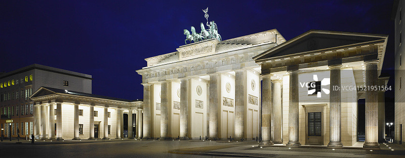 勃兰登堡之门，柏林图片素材