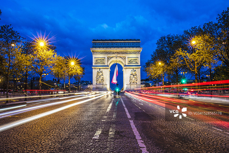 凯旋门 - 巴黎图片素材