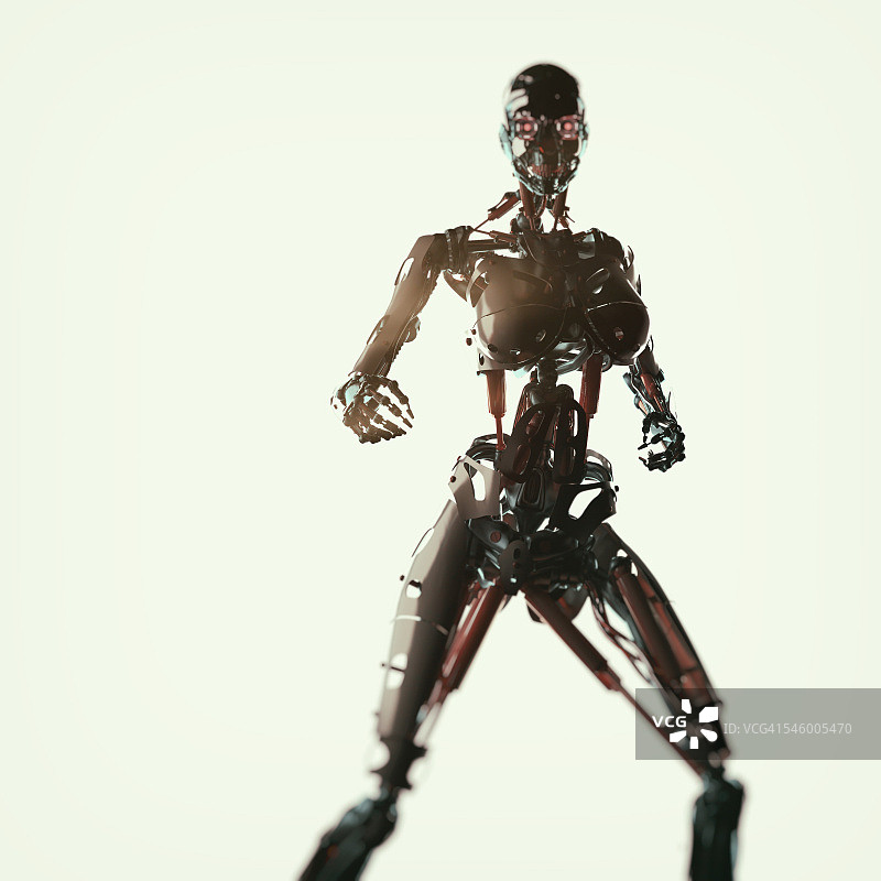 未来女性机器人图片素材
