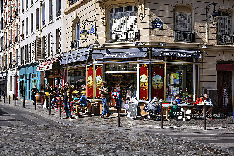 面包店在巴黎图片素材