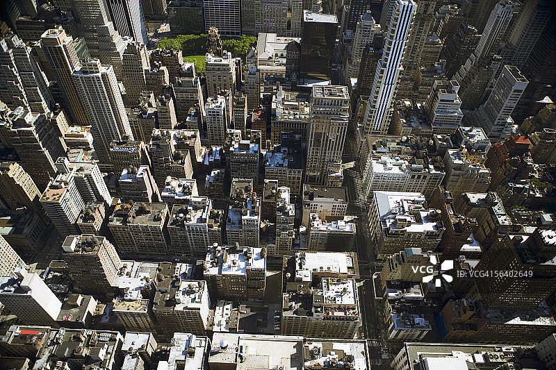 鸟瞰图纽约市，纽约，美国图片素材