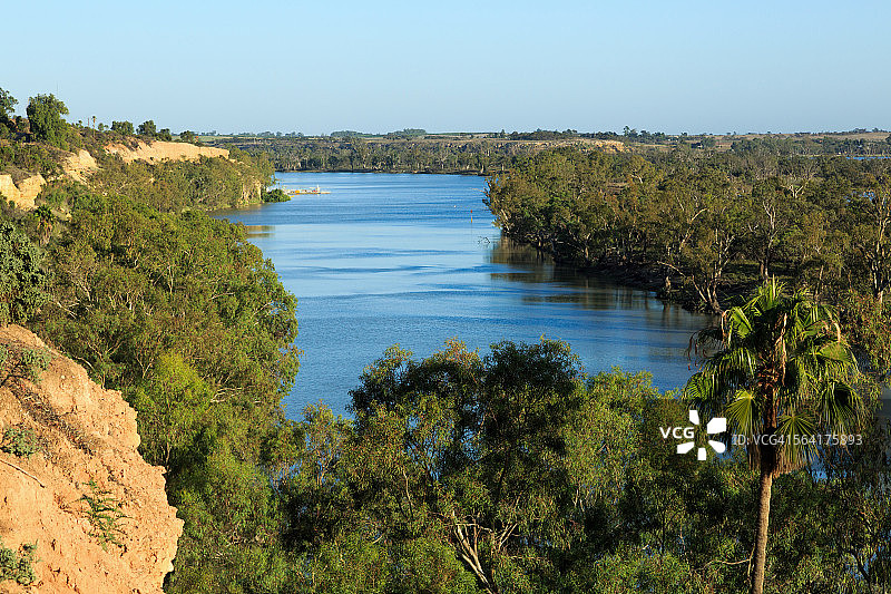 默里河。南澳大利亚图片素材