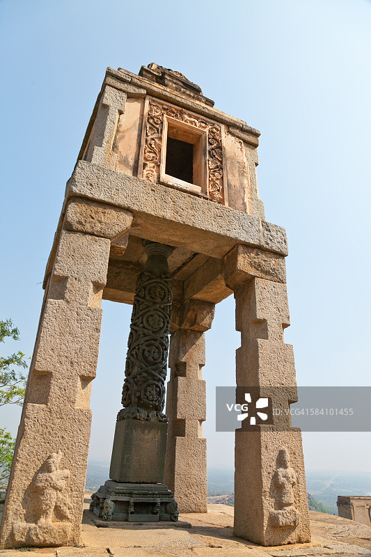 寺庙雕像，斯拉瓦纳贝拉格拉，印度图片素材