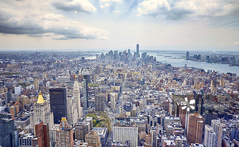 美国，纽约，曼哈顿，市区景观图片素材
