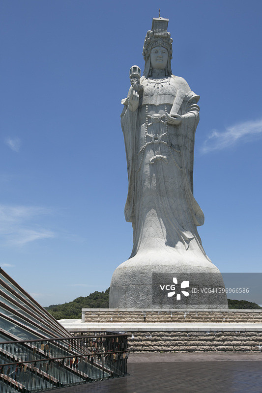 世界上最高的妈祖雕像在台湾，妈祖图片素材