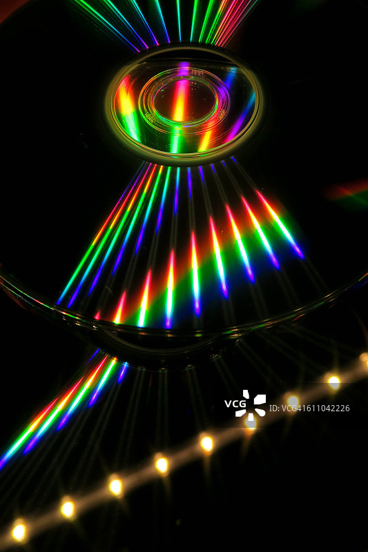 CD彩虹图片素材