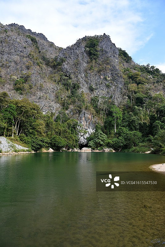 konglor洞穴景观老挝图片素材