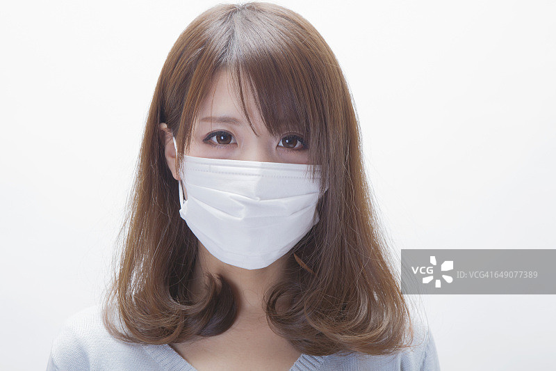 日本女人的面具图片素材