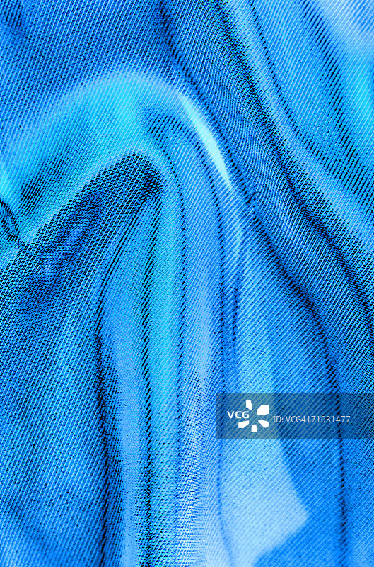 蓝色的丝绸图片素材