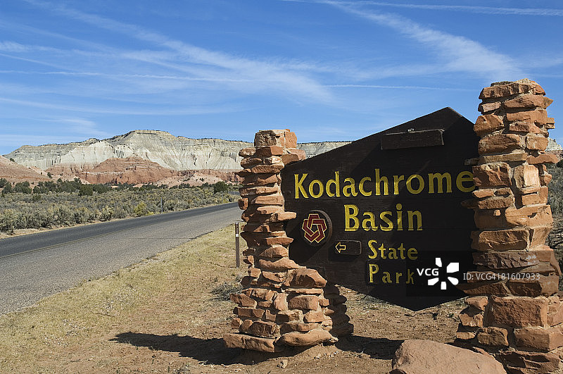 柯达克罗盆地州立公园，美国犹他州，北美洲图片素材