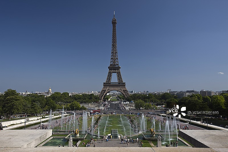 埃菲尔铁塔，巴黎，法国，欧洲图片素材