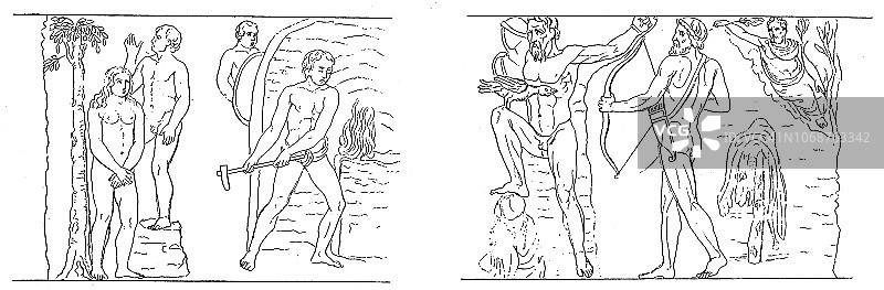 《普罗米修斯与人类的命运图片素材