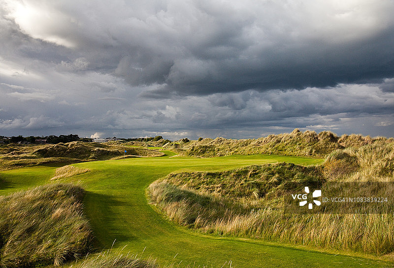 爱尔兰的Links高尔夫球场图片素材