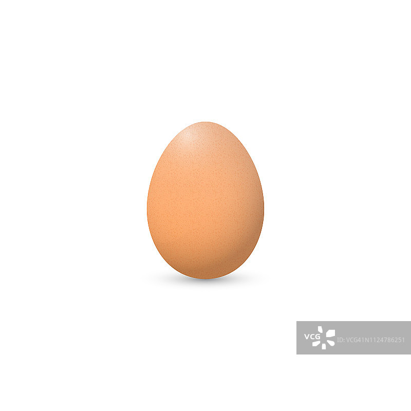 鸡蛋孤立在白色背景上。图片素材