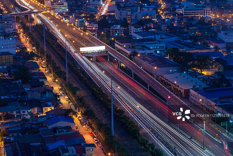 马尼拉的高速公路图片素材