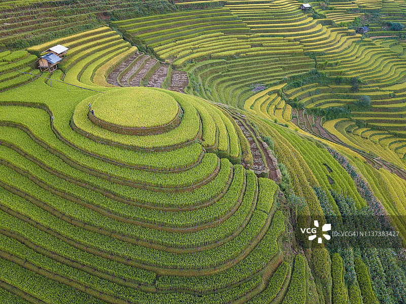 越南风景鸟瞰图图片素材