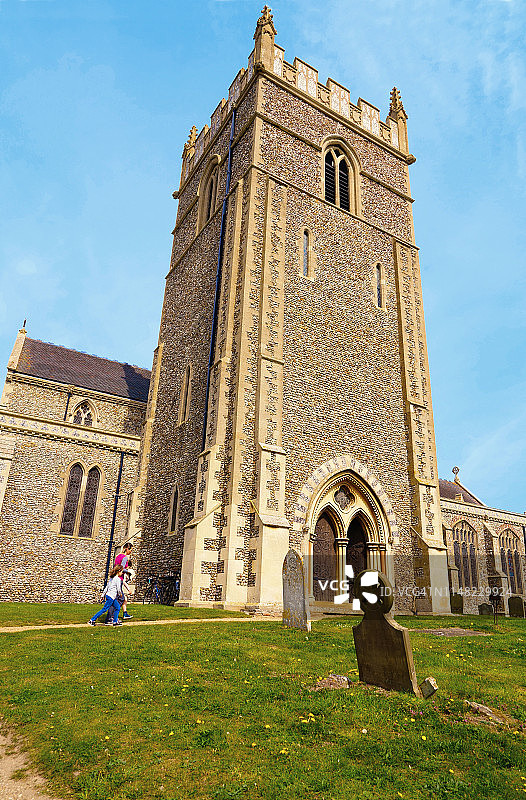 参观St Withburga教堂，Holkham，英国。图片素材