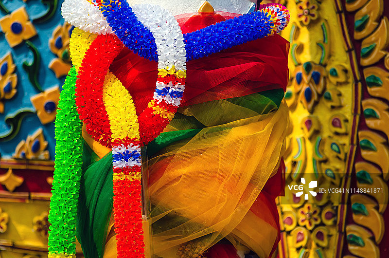 泰国佛教祭品图片素材