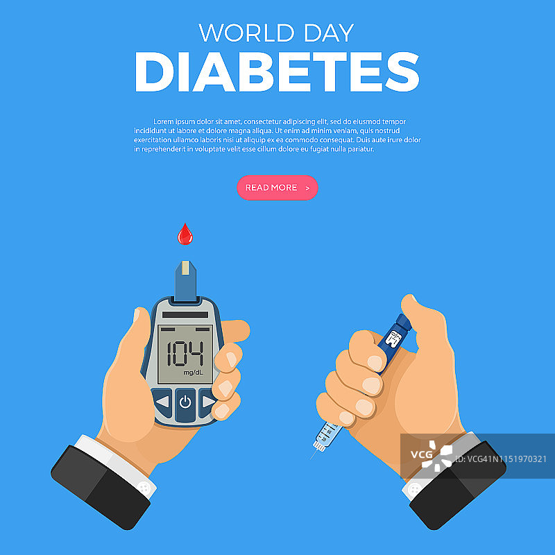 世界糖尿病日概念图片素材