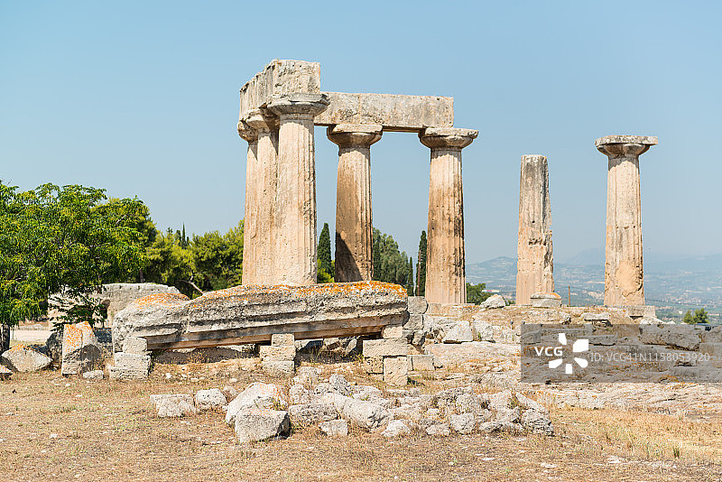 古希腊科林斯——阿波罗神庙图片素材