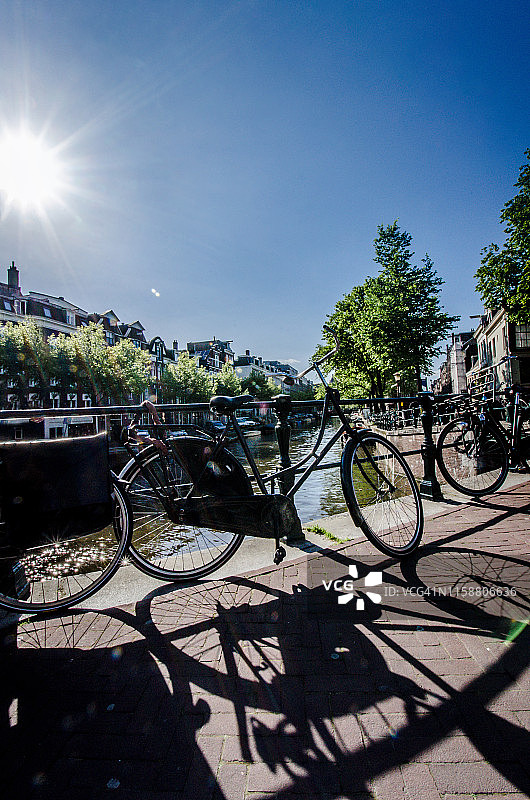 阿姆斯特丹的自行车图片素材
