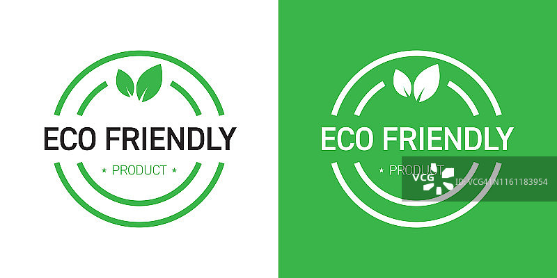 Eco Friendly Badge Design图片素材