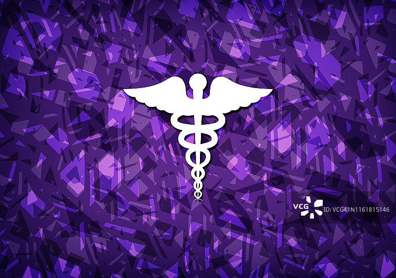 医学图标紫色背景图片素材