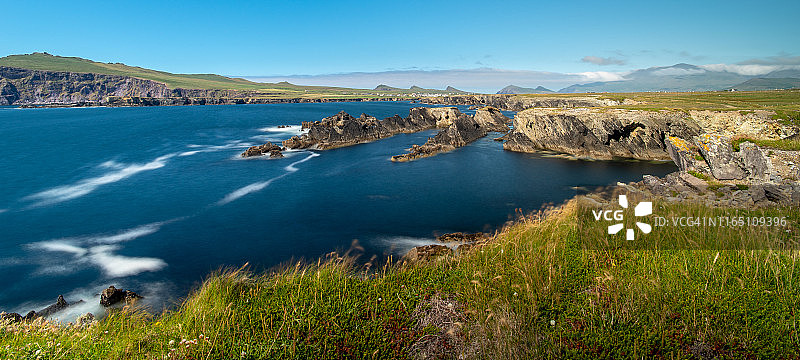 丁格尔半岛全景，克里县，明斯特，爱尔兰共和国，欧洲图片素材