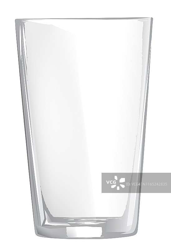 空酒杯，透明背景上的酒杯，图片素材