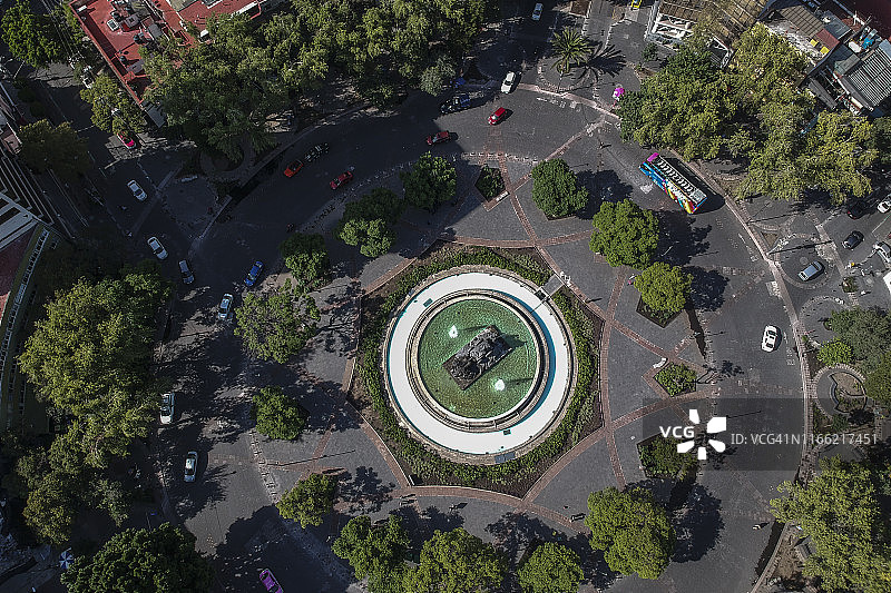 墨西哥城的Cibeles喷泉图片素材