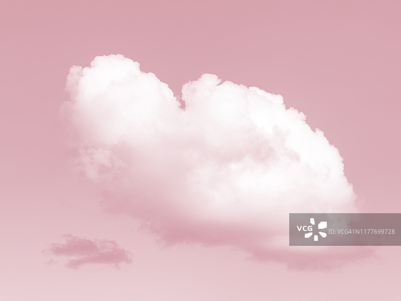 整个框架的抽象背景与云彩在粉红色的背景图片素材