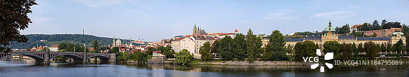 布拉格城市视图图片素材