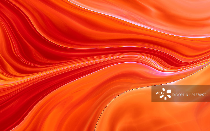 抽象橙色火辉光波背景图片素材