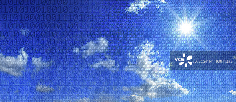 云计算概念数字技术图片素材