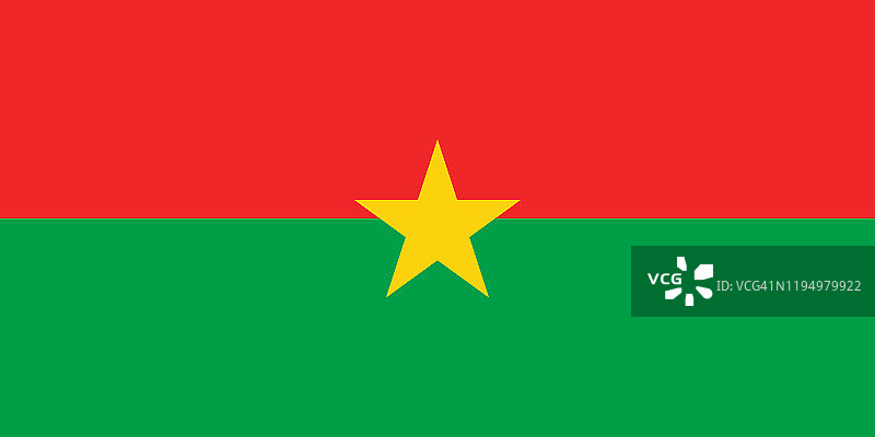 布基纳法索国旗图片素材