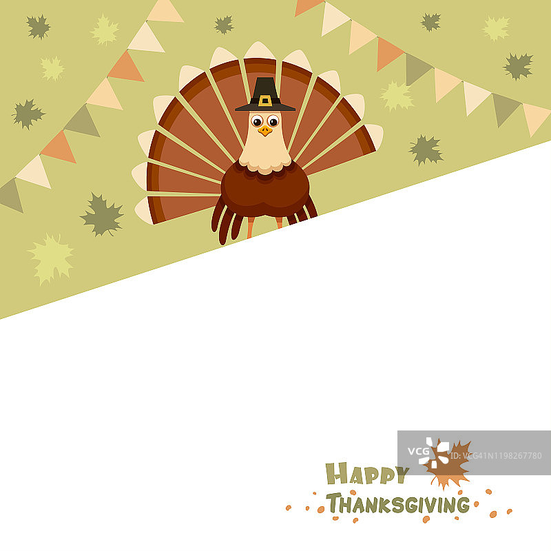 感恩节的土耳其朝圣者图片素材