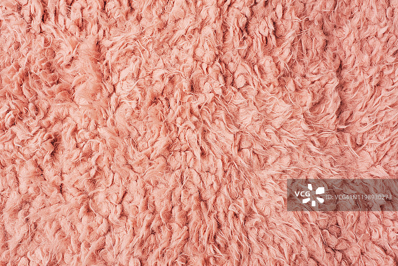 粉红色长毛绒或羊毛质地图片素材