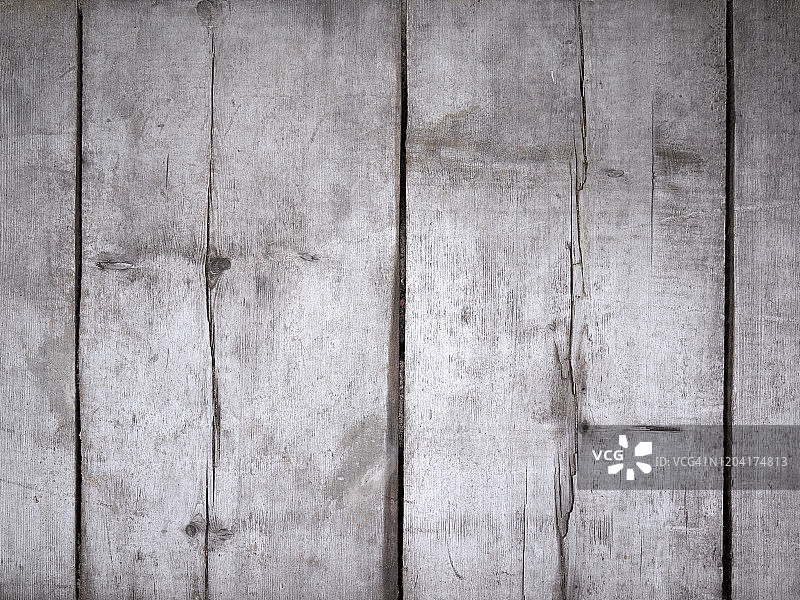 旧木灰色木板纹理背景墙，全框图片素材