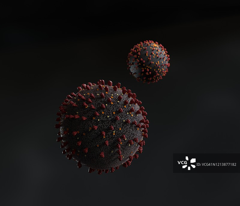 冠状病毒- COVID-19图片素材
