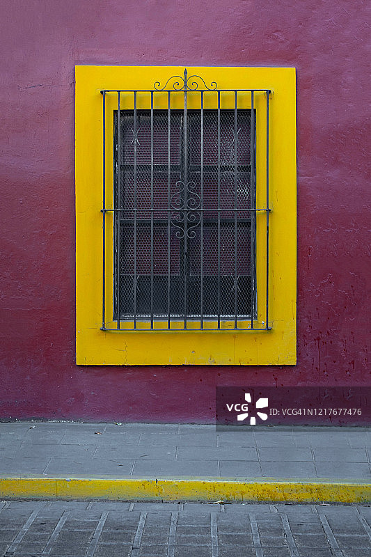 墨西哥瓦哈卡德华雷斯的西班牙殖民建筑图片素材