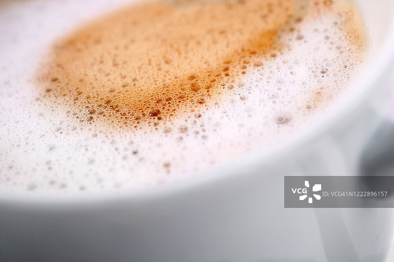 一杯热咖啡的细节图片素材
