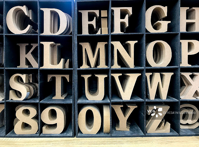 字母和数字DIY图片素材