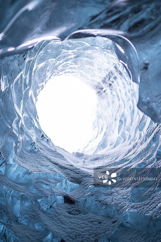 冰岛的冰洞图片素材